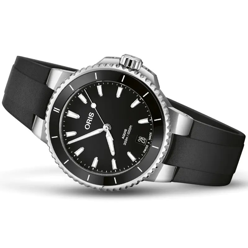 ORIS  Женские швейцарские часы, автоматический механизм, сталь, 36,5 мм